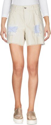 MY TWIN TWINSET Denim Shorts Beige