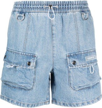 Denim Cargo Shorts-AA