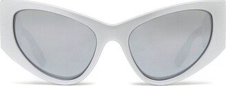 Balenciaga Eyewear Bb0300s Silver Sunglasses