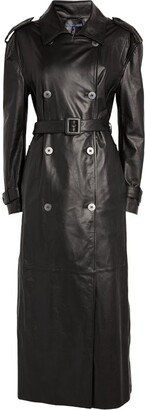 Leather Trench Coat-AN