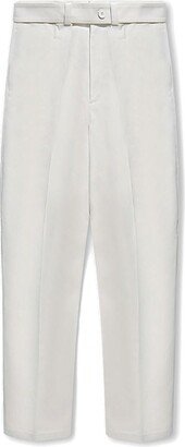 Loose-Cut Wide-Leg Trousers