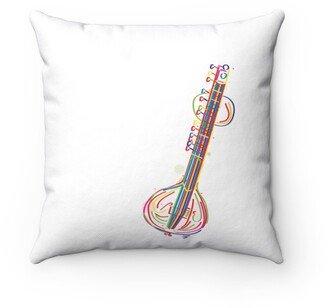 Sitar Pillow - Throw Custom Cover Gift Idea Room Decor