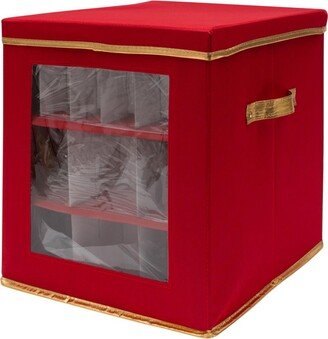 27 Count Large Ornament Storage Box With See Through Window