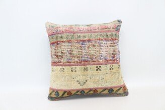 Body Pillow, Kilim Turkish Beige Pillow Cover, Rug Covers, Personalized Cushion Case, 6810