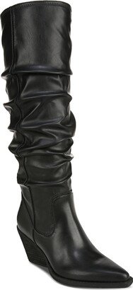 Women's Riau Slouchy Pointed-Toe Knee-High Western Boots