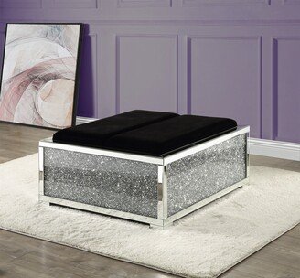 TONWIN Ottoman w/Storage Mirrored