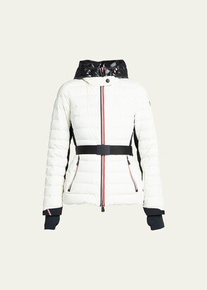 Bruche Contrast Belted Puffer Jacket