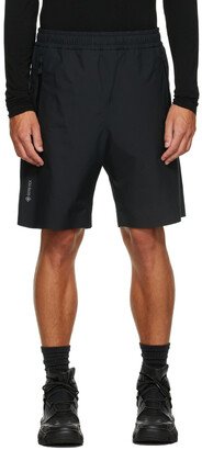 Black Taffeta Shorts