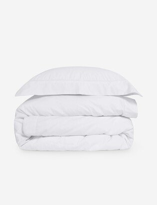 Lulu and Georgia Classico Hemstitch Cotton Sateen Duvet Set by Pom Pom at Home