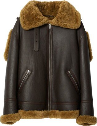 Shearling Aviator leather jacket