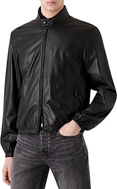 Leather Perforated Jacket