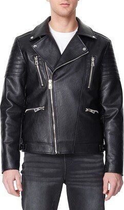 Faux Leather Biker Jacket