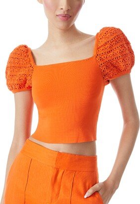 Caley Crochet Crop Top