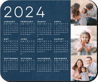 Mouse Pads: Calendar Filmstrip Mouse Pad, Rectangle Ornament, Blue