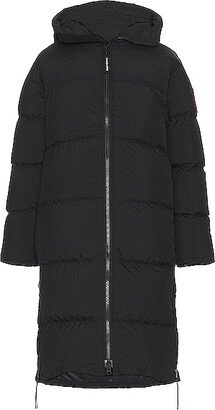 Lawrence Long Puffer in Black