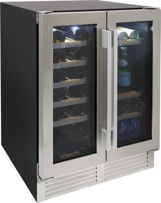 Elite Side by Side Wine and Beverage Cooler