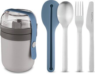 Leo To-Go 5-Piece Lunch Pot & Flatware Set