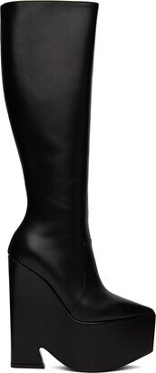 Black Tempest Platform Tall Boots