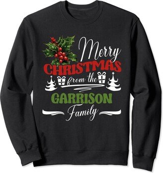 Garrison Family Christmas Party Xmas Gifts Garrison Family Christmas Costume Mistletoe Group Matching Sweatshirt