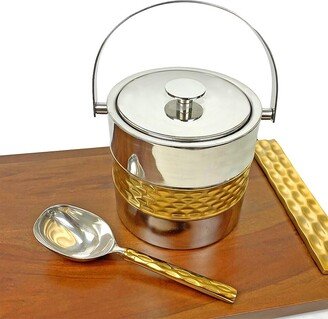 Truro Gold Ice Bucket & Scoop Set-AA