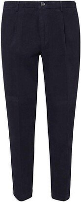 Button Detailed Tapered Trousers-AF