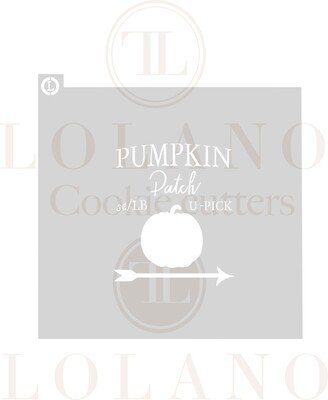 Pumpkin Patch Cookie Stencil