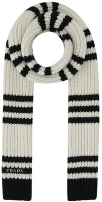 Striped Knitted Scarf