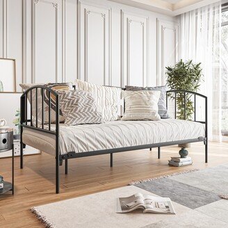 IGEMAN Industrial Style Twin Size Daybed Metal Frame for Apartment and Small Space