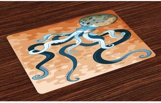 Octopus Place Mats, Set of 4