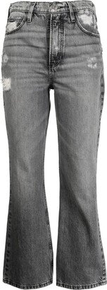High 'N' Tight high-rise cropped bootcut jeans