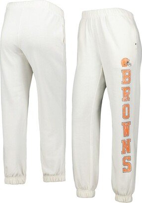 Women's Oatmeal Cleveland Browns Harper Joggers