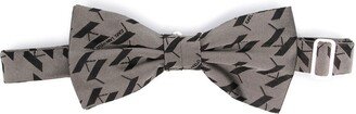 KL Monogram jacquard bow tie