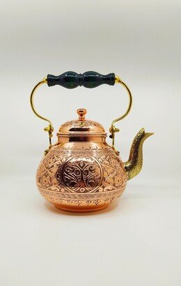 New Model, Handmade Copper Teapot, Copper Teapot, Herbal Tea Kettle, Copper Gift, Copper Coffee Pot, Copper Brass Kettle