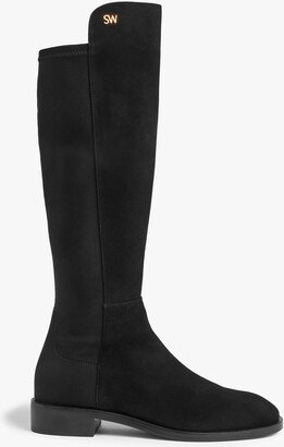 Keelan City suede and neoprene knee boots