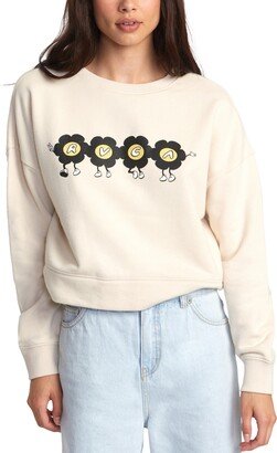 Juniors' March Crewneck Graphic Sweatshirt