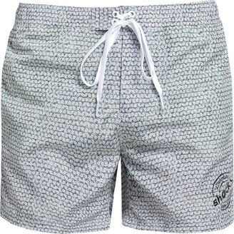 SHOCKLY Swim Trunks Ivory