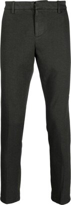 Slim-Cut Tailored Trousers-BL