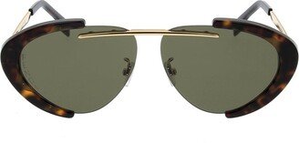 Fendi Eyewear Oval Frame Sunglasses-AA