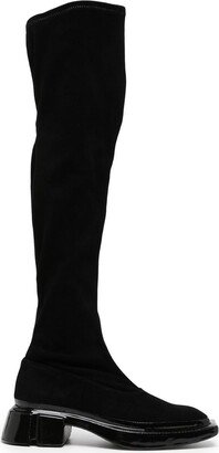 Knee-High Low-Heel Boots