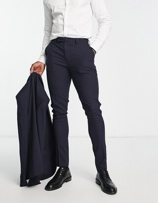 skinny tuxedo pants in navy