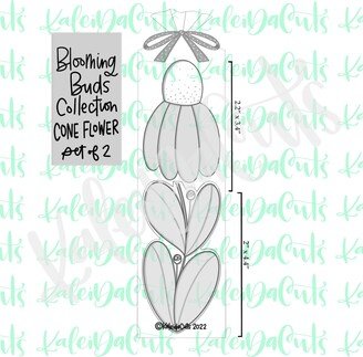 Blooming Buds - Cone Flower Set Of 2 Cookie Cutters