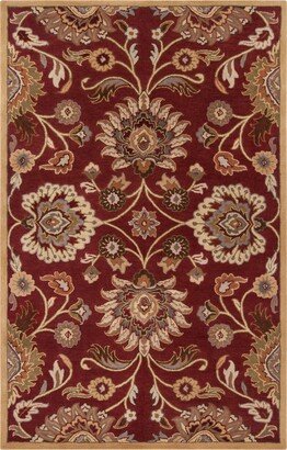 Caesar Cae-1061 Burgundy 5' x 8' Area Rug