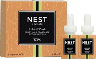 Velvet Pear Refill Duo for Pura Smart Home Fragrance Diffuser, 2 x .33 oz