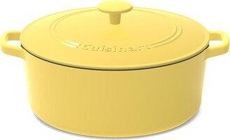 Chef’S Classic Enameled Cast Iron Cookware 7Qt Casserole Round With Cover-AA