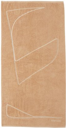 LE17SEPTEMBRE SSENSE Exclusive Brown Embroidered Beach Towel