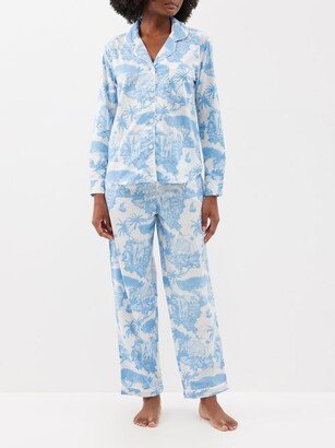 Loxodonta-print Cotton Pyjamas