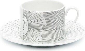 Solitario cup and plate set