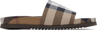 Brown Check Slides