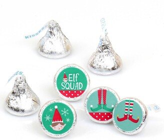 Big Dot Of Happiness Elf Squad - Kids Elf Christmas Party Round Candy Sticker Favors (1 Sheet of 108)