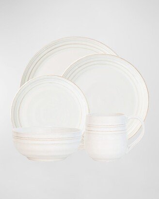 Bilbao Whitewash 5-Piece Place Setting